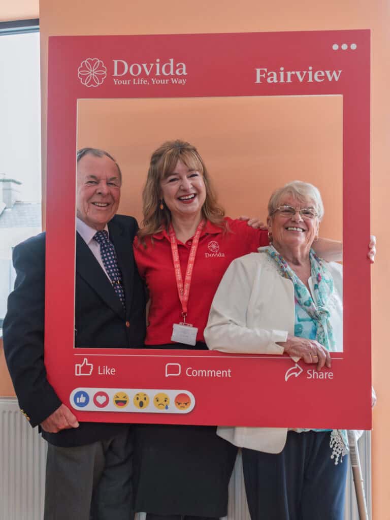 Dovida Fairview Care Manager Deirdre Tuohy with Clients