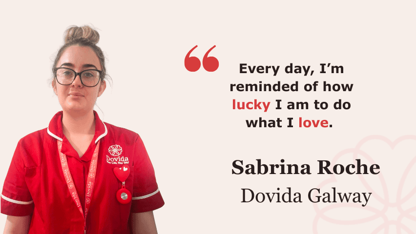 Dovida Galway Caregiver, Sabrina Roche.